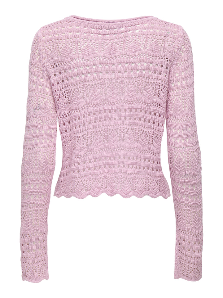 JDYSUN LAY L/S BOATNECK PULLOV. KNT, Fragrant Lilac 240595 Bild 2