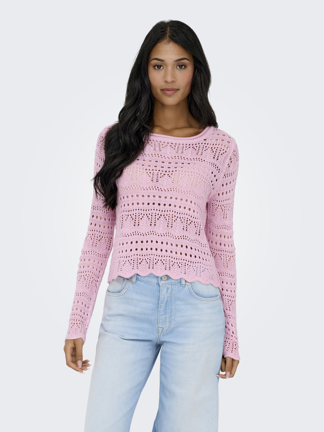 JDYSUN LAY L/S BOATNECK PULLOV. KNT, Fragrant Lilac 240595 Bild 3