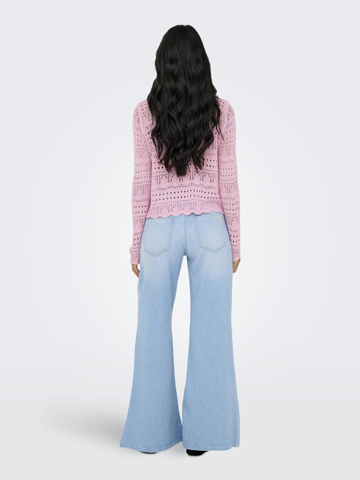 JDYSUN LAY L/S BOATNECK PULLOV. KNT, Fragrant Lilac 240595 Bild 4