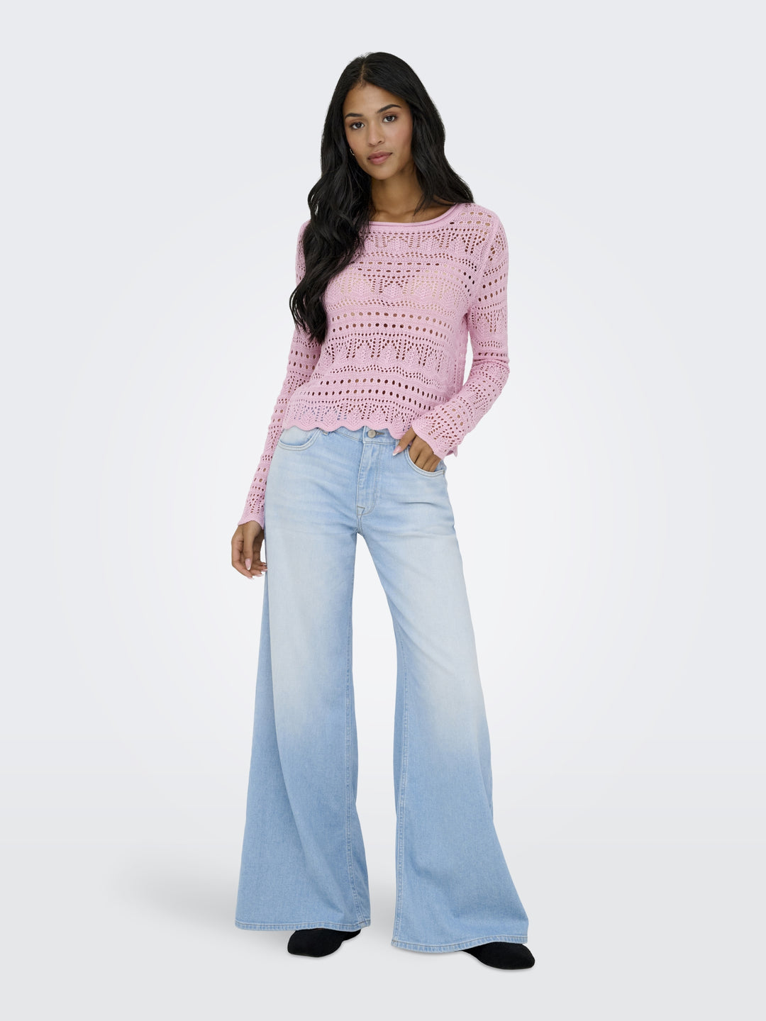 JDYSUN LAY L/S BOATNECK PULLOV. KNT, Fragrant Lilac 240595 Bild 6