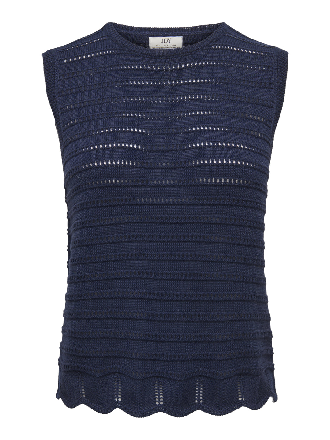 JDYTANJA S/L O-NECK TOP KNT, Black Iris 179671 Bild 1