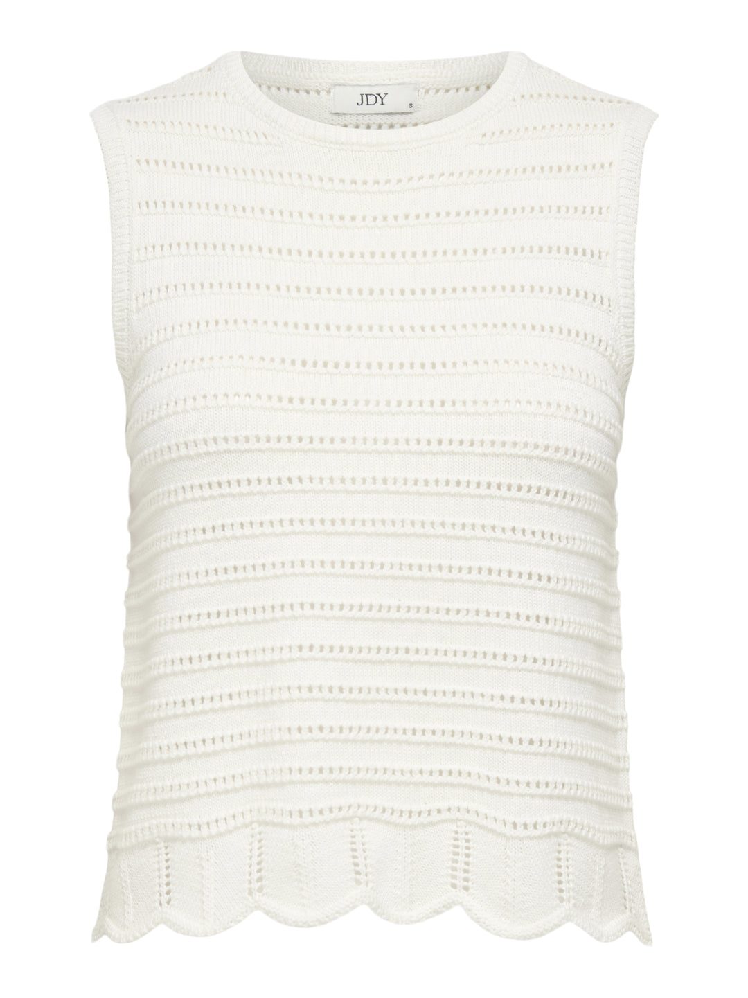 JDYTANJA S/L O-NECK TOP KNT, Cloud Dancer 177922 Bild 1