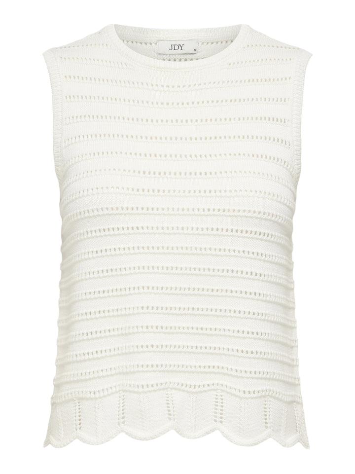 JDYTANJA S/L O-NECK TOP KNT, Cloud Dancer 177922 Bild 1