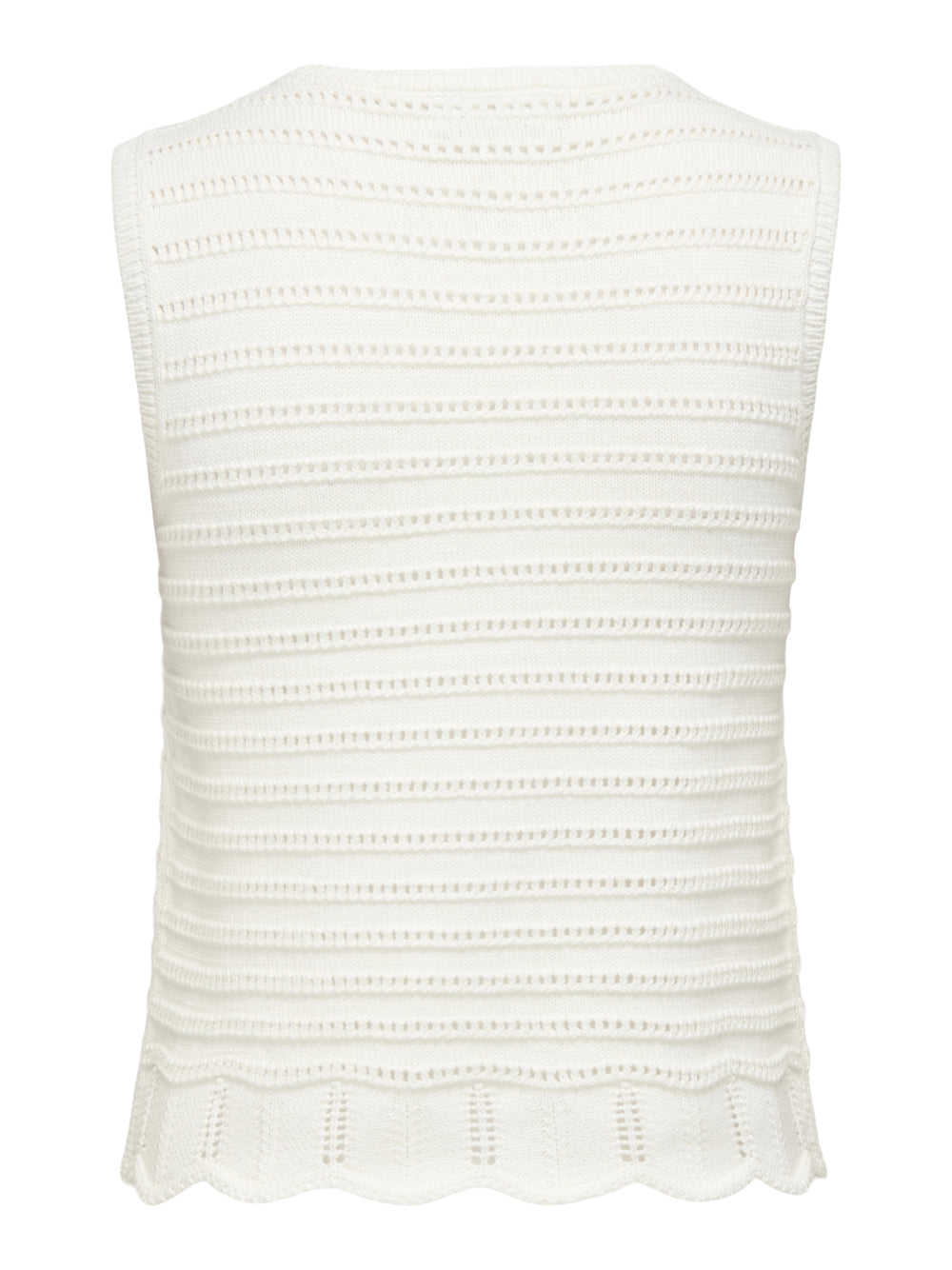 JDYTANJA S/L O-NECK TOP KNT, Cloud Dancer 177922 Bild 2