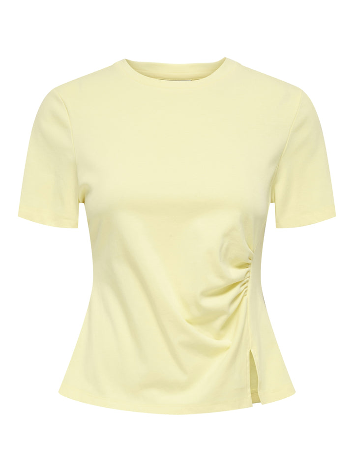 JDYTESSA S/S DETAIL TOP JRS, Double Cream 288015 Bild 1