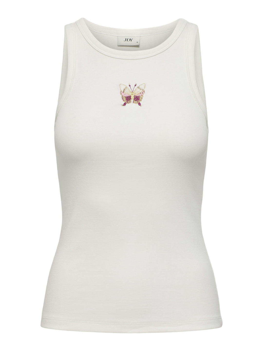 JDYTULLE LIFE EMB TANK TOP JRS, Cloud Dancer/EMB BUTTERFLY 177922001 Bild 1