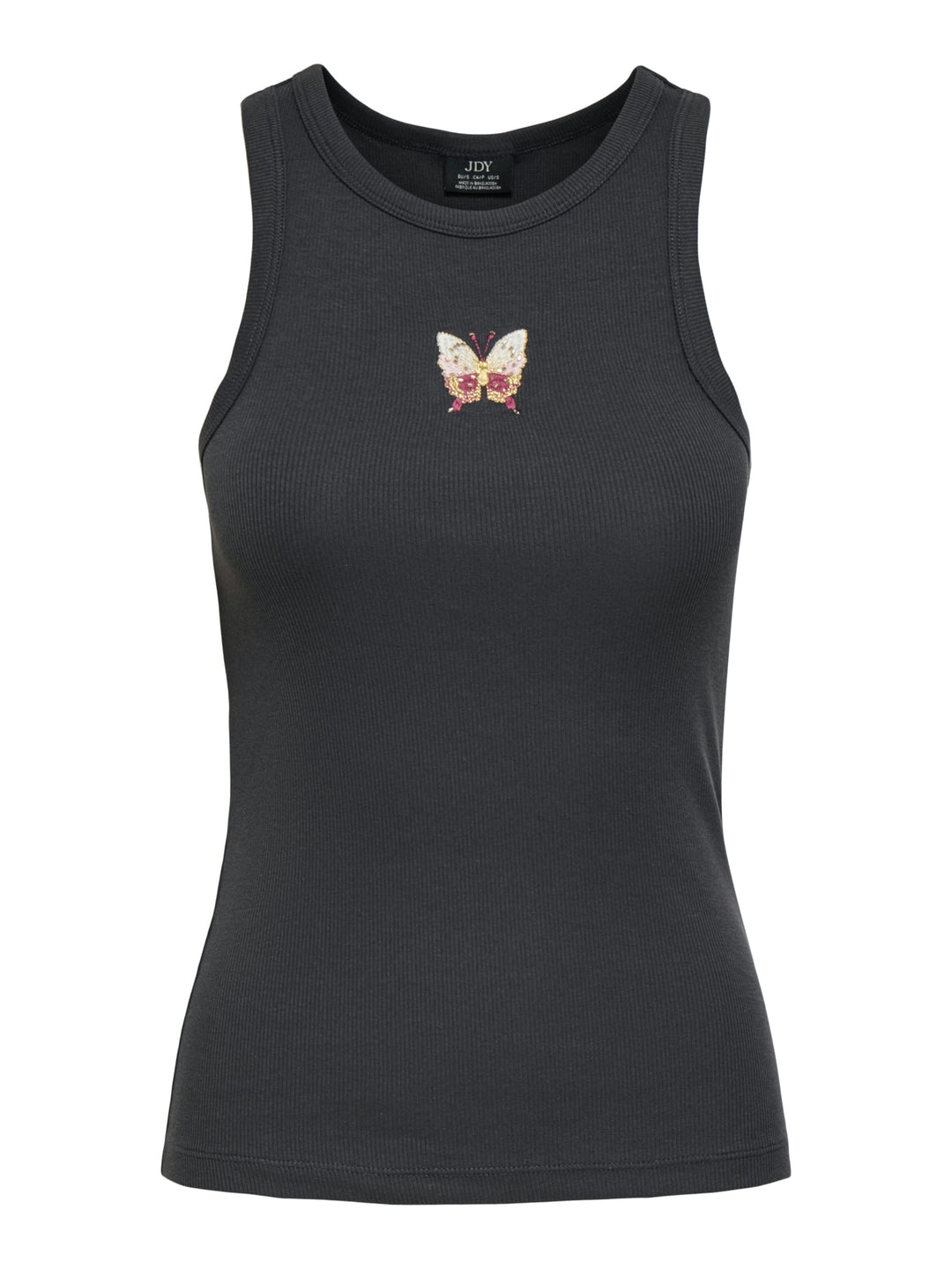 JDYTULLE LIFE EMB TANK TOP JRS, Phantom/EMB BUTTERFLY 177915001 Bild 1