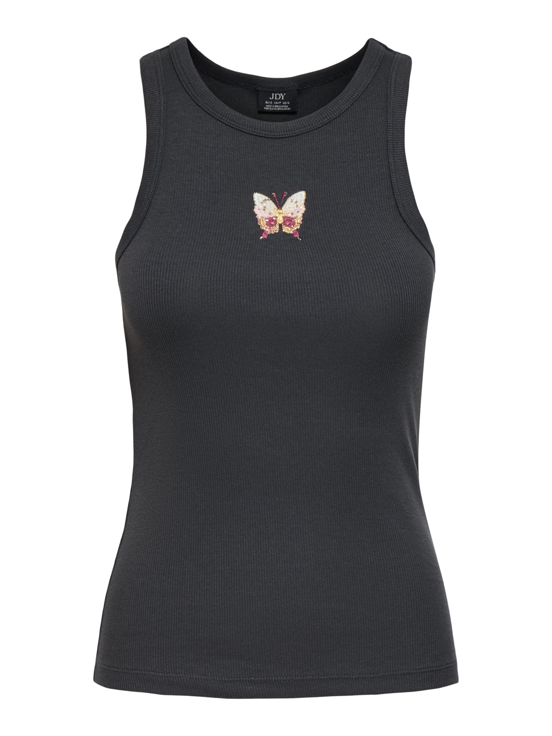 JDYTULLE LIFE EMB TANK TOP JRS, Phantom/EMB BUTTERFLY 177915001 Bild 1