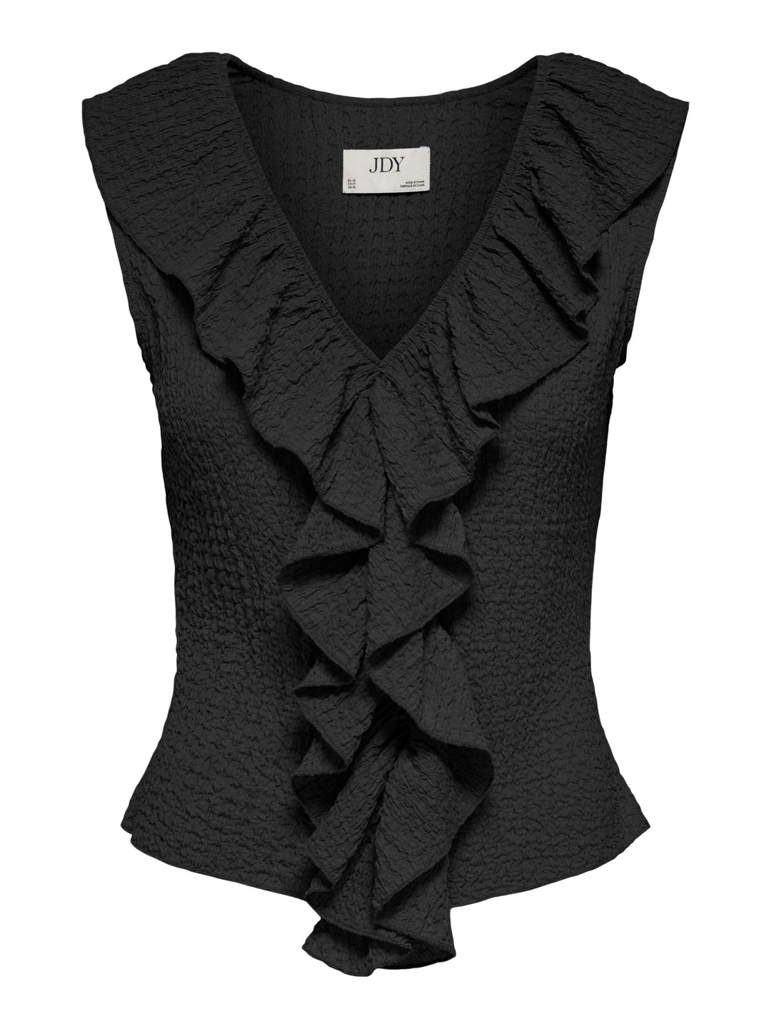 JDYTURBO S/L FRILL TOP JRS, Black 177911 Bild 1