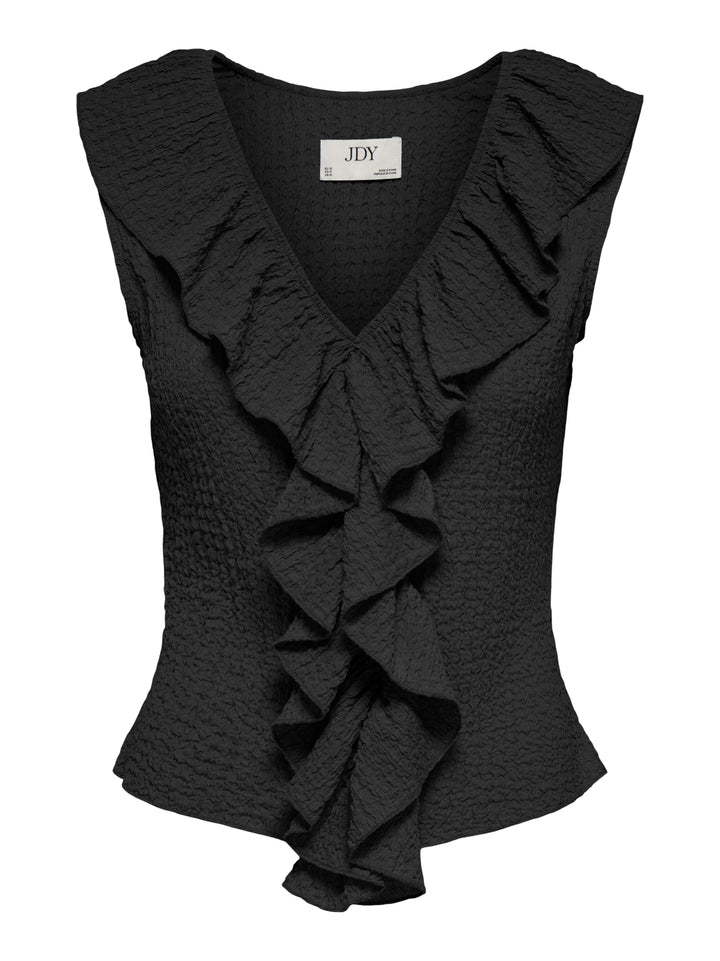 JDYTURBO S/L FRILL TOP JRS, Black 177911 Bild 1