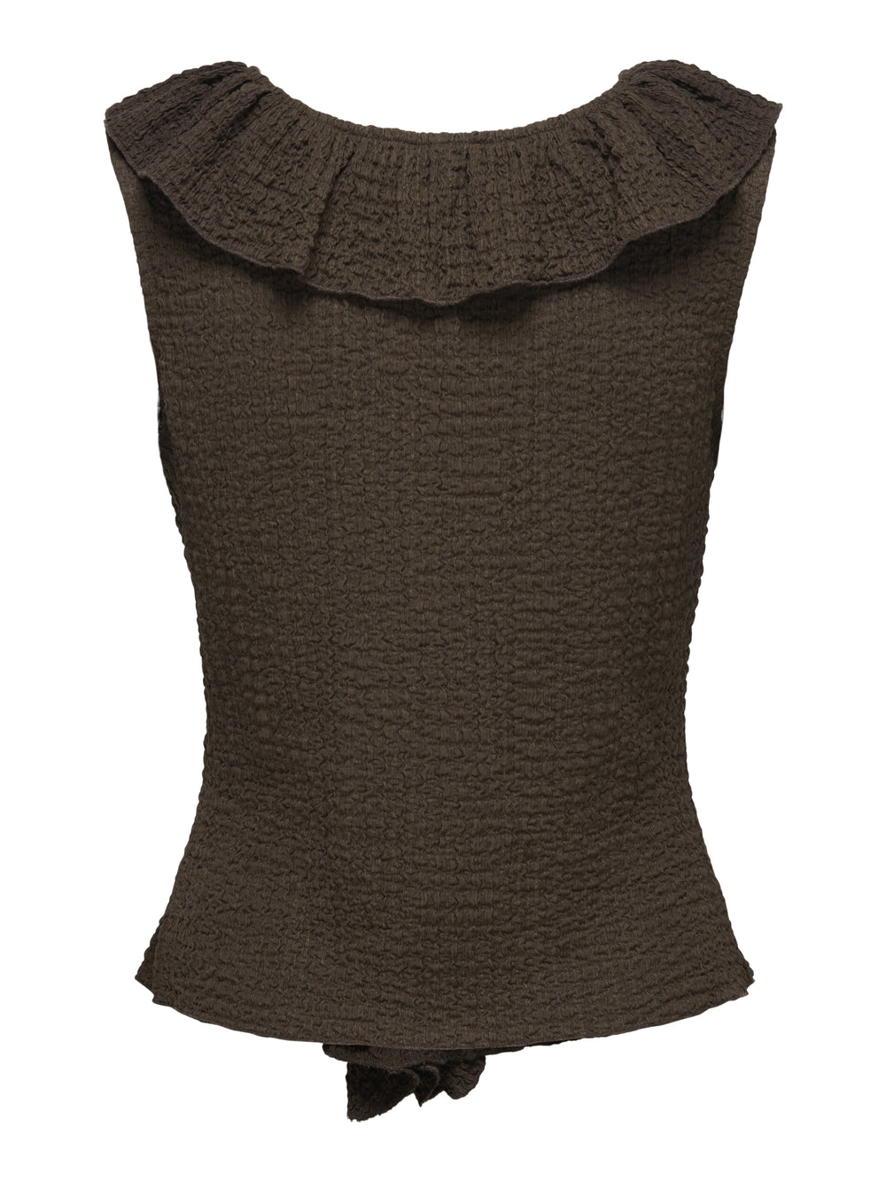 JDYTURBO S/L FRILL TOP JRS, Chocolate Brown 237395 Bild 2