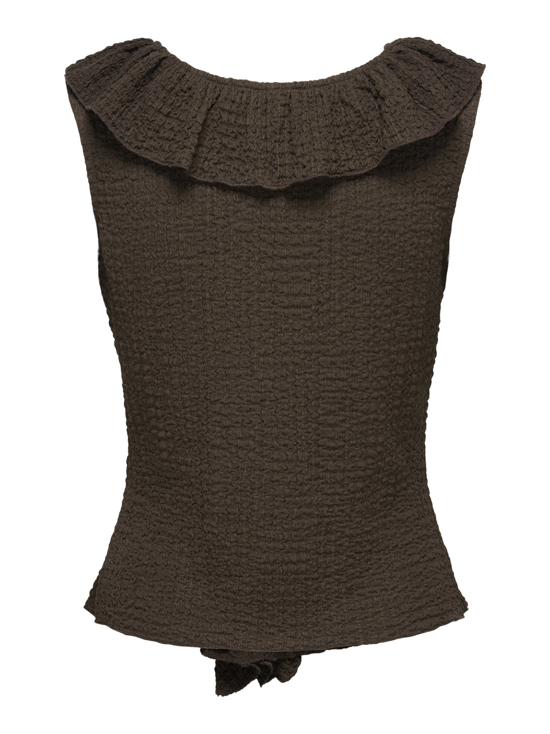 JDYTURBO S/L FRILL TOP JRS, Chocolate Brown 237395 Bild 2