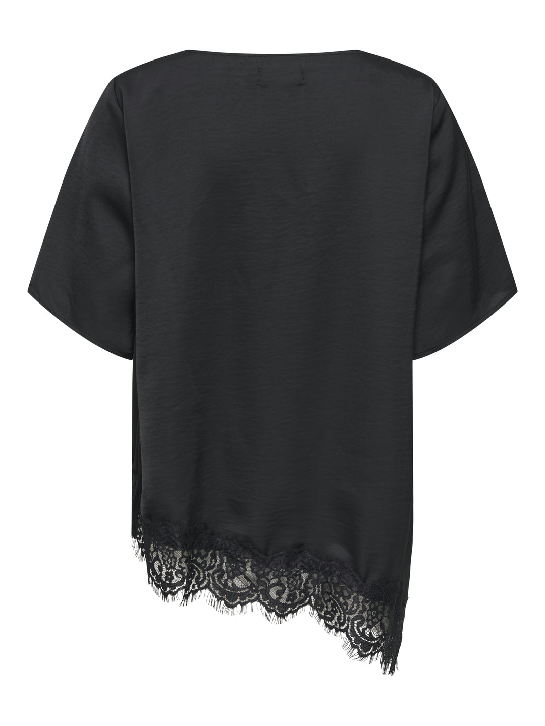 JDYURBA S/S ASSYMMETRIC TOP WVN EXP, Black/BLACK LACE 177911010 Bild 2