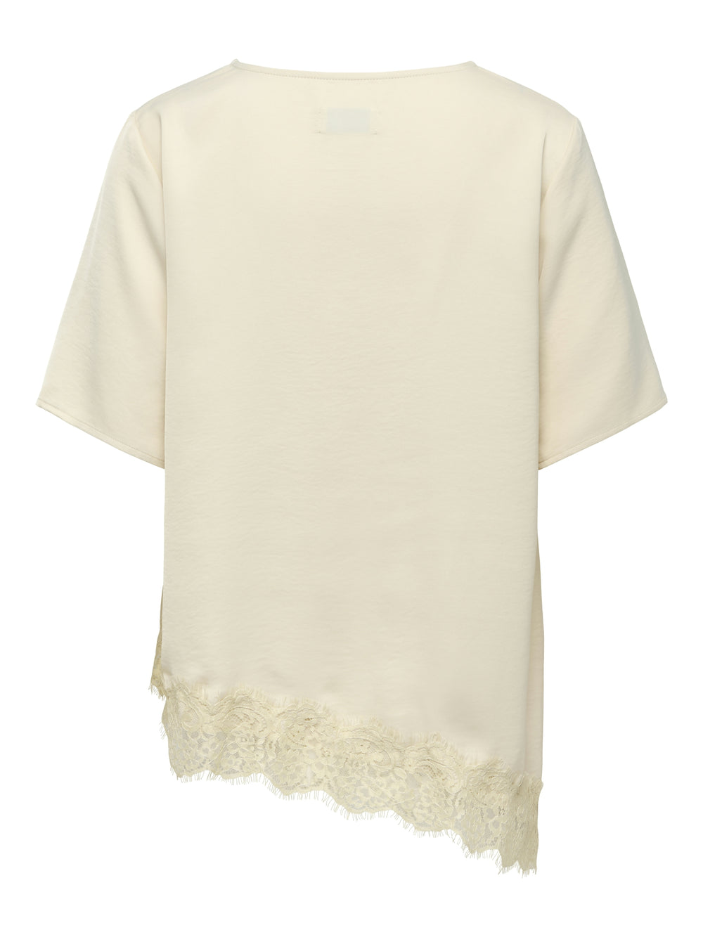 JDYURBA S/S ASSYMMETRIC TOP WVN EXP, Sandshell/WITH SANDSHELL LACE 196843007 Bild 2