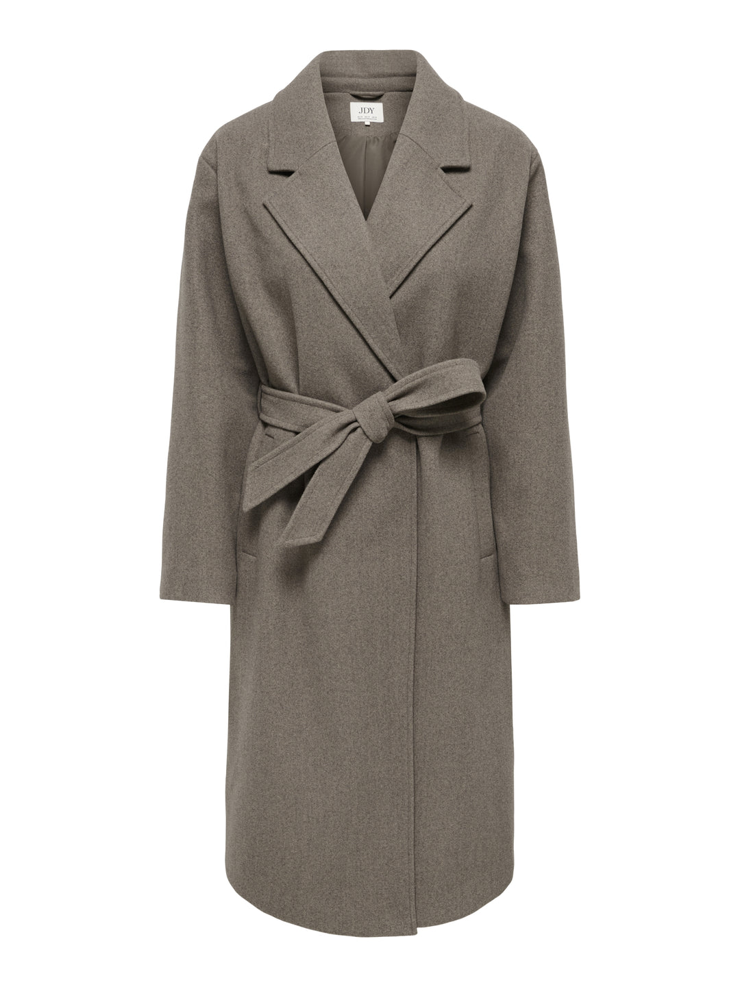JDYVEGA LONG BELT COAT OTW HAB, Walnut/BLACK MELANGE 239935003 Bild 1