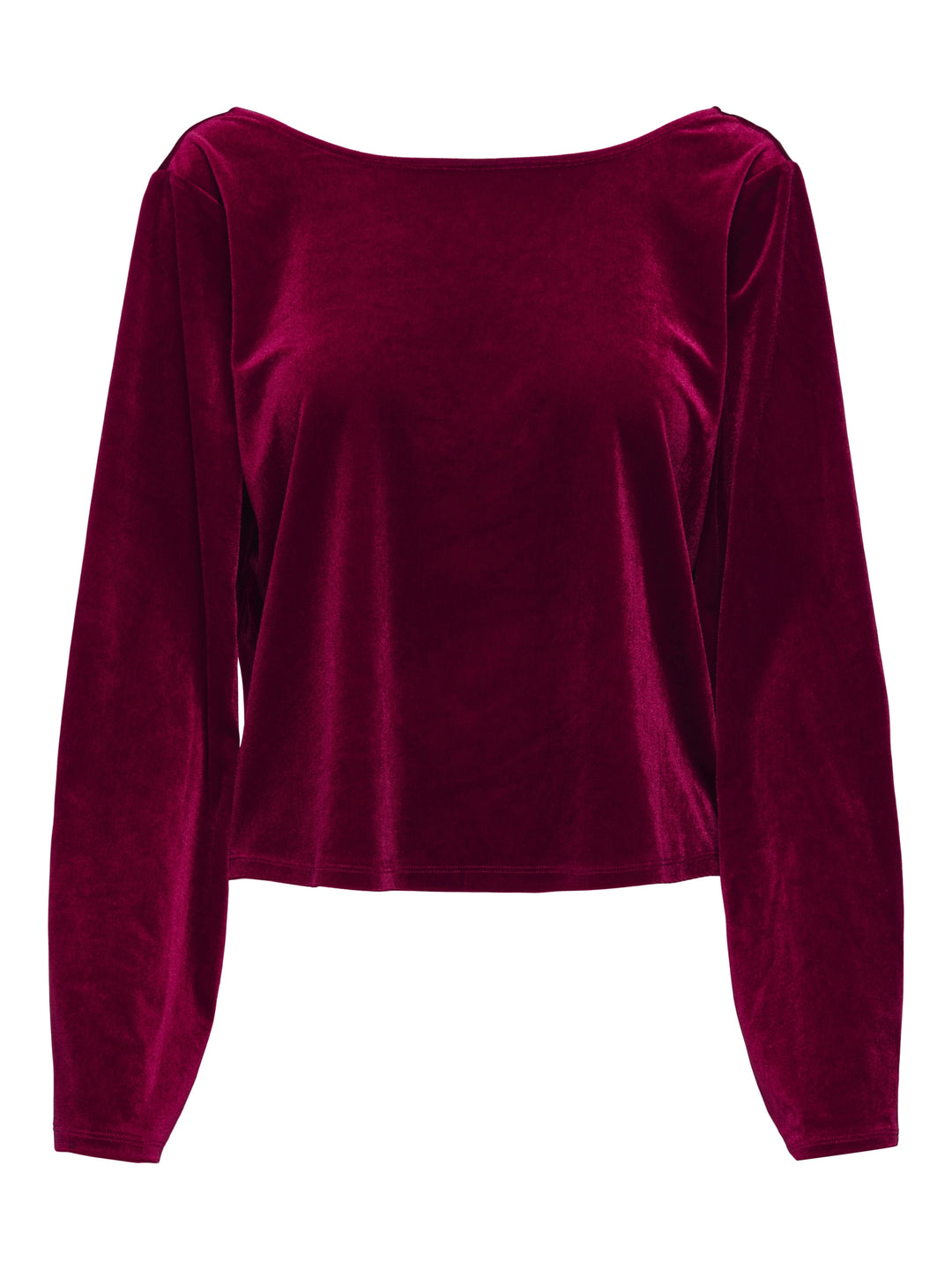 JDYVICTORY L/S VELVET BOW TOP JRS, Winetasting/BOW 188839001 Bild 1