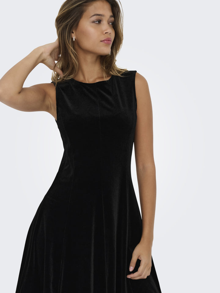 JDYVICTORY S/L VELVET SHORT DRESS J, Black 177911 Bild 3