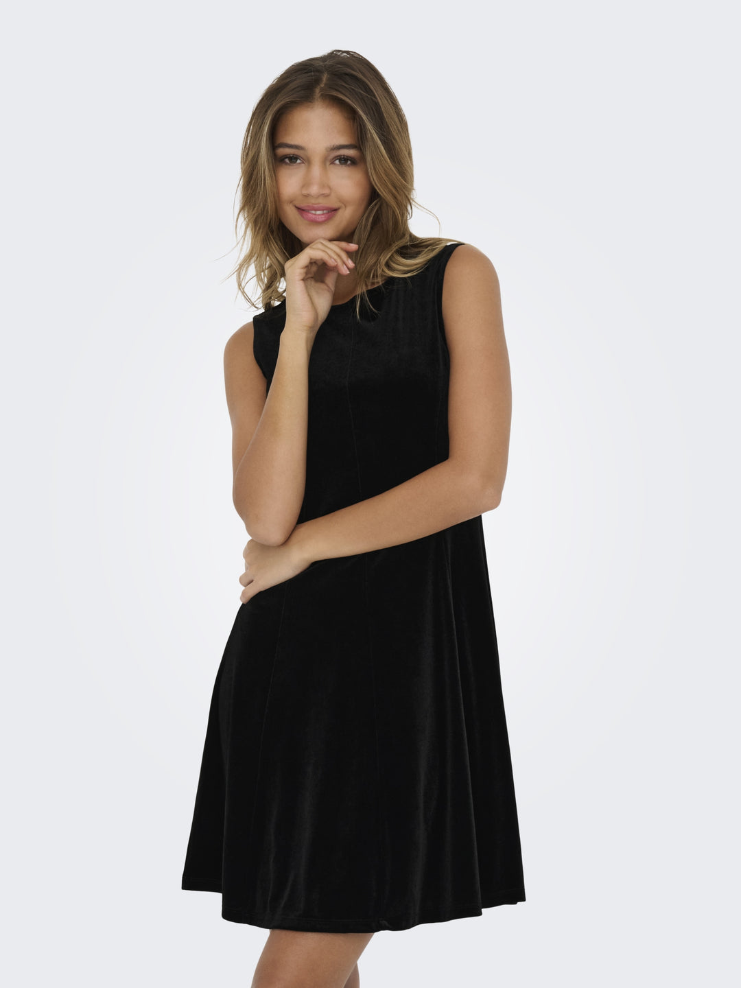 JDYVICTORY S/L VELVET SHORT DRESS J, Black 177911 Bild 4
