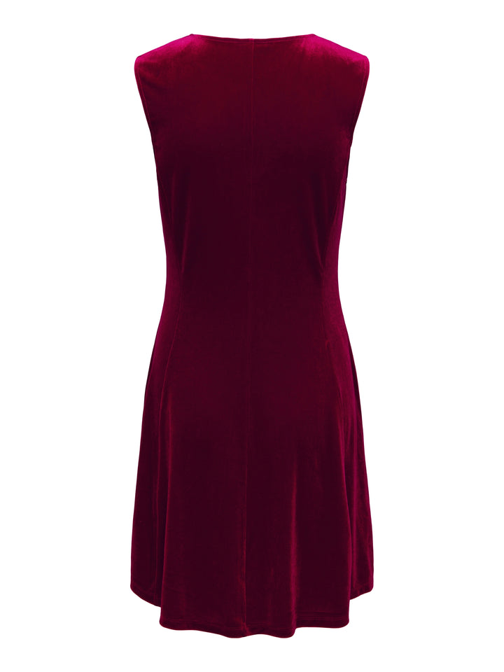 JDYVICTORY S/L VELVET SHORT DRESS J, Winetasting 188839 Bild 2