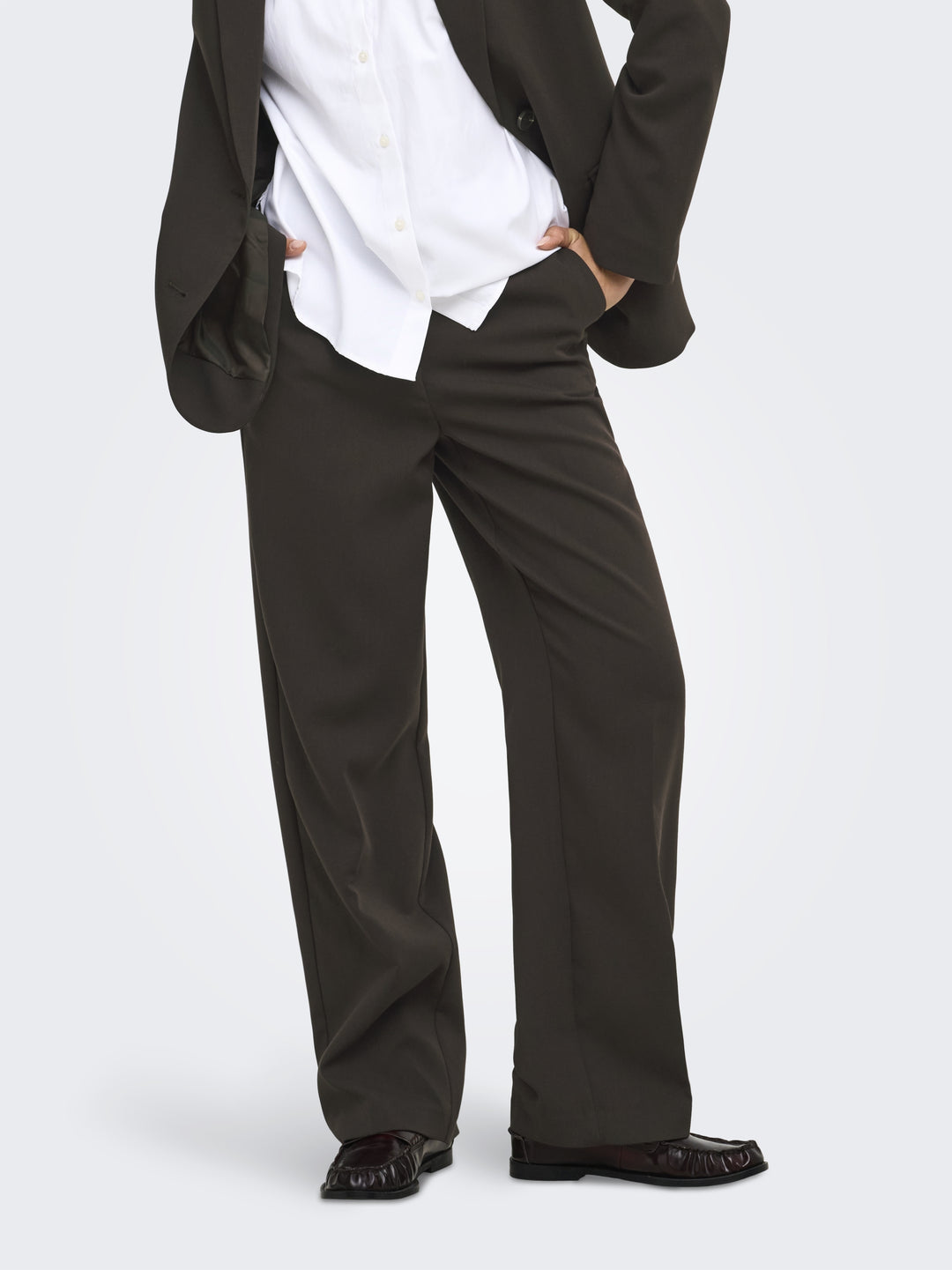 JDYVIV HW WIDE PANT PNT NOOS, Chocolate Torte 244915 Bild 4