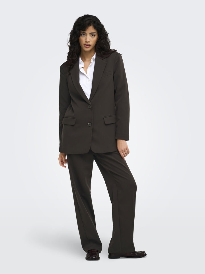 JDYVIV L/S BLAZER PNT NOOS, Chocolate Torte 244915 Bild 6