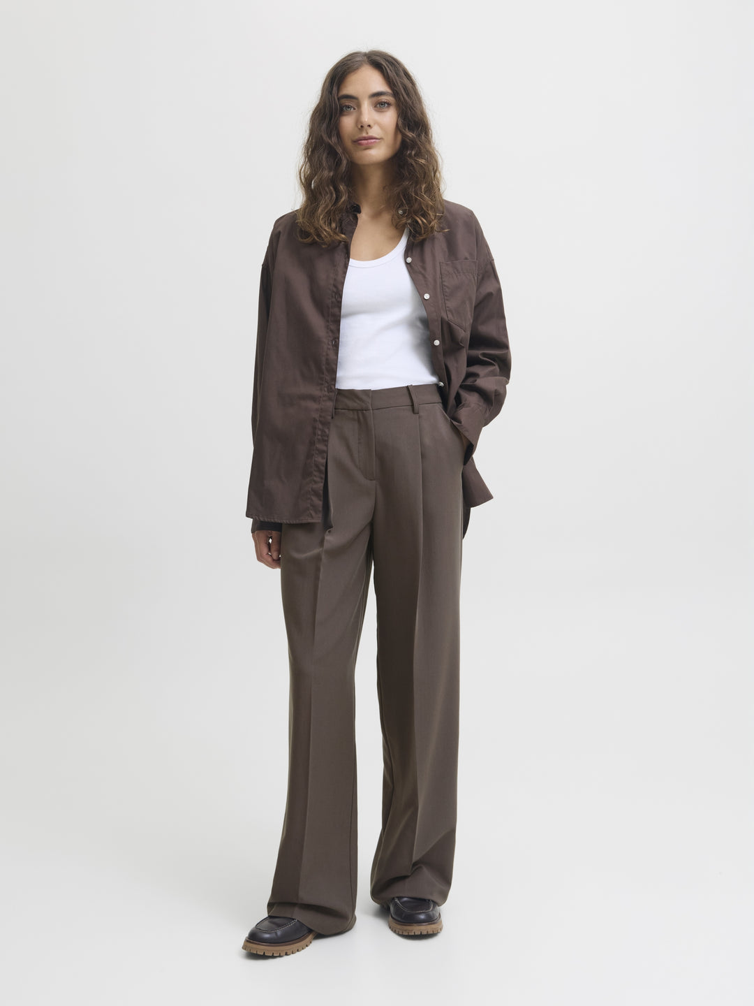 JXAYA ELLIS WIDE HW PANTS TLR NOOS, Bracken 176126 Bild 7