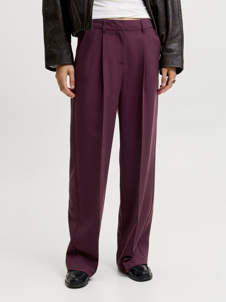 JXAYA ELLIS WIDE HW PANTS TLR NOOS, Winetasting 176841 Bild 5