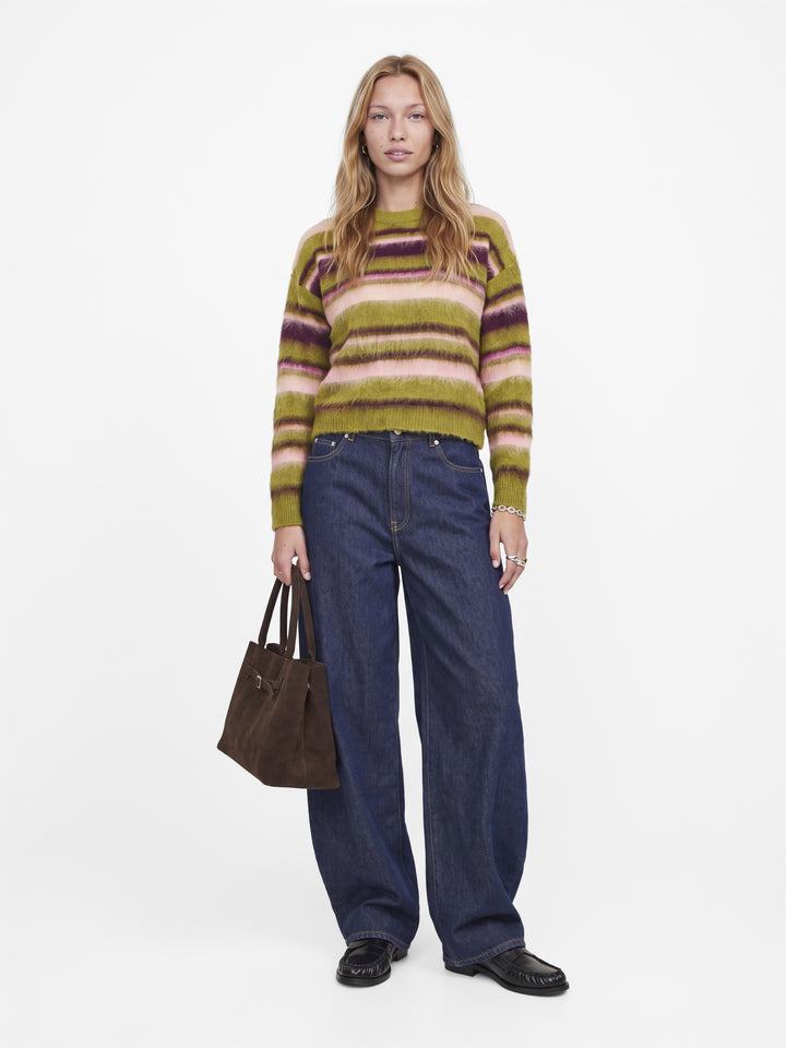 JXCALISTA CREW NECK KNIT, Green Moss 176027 Bild 5