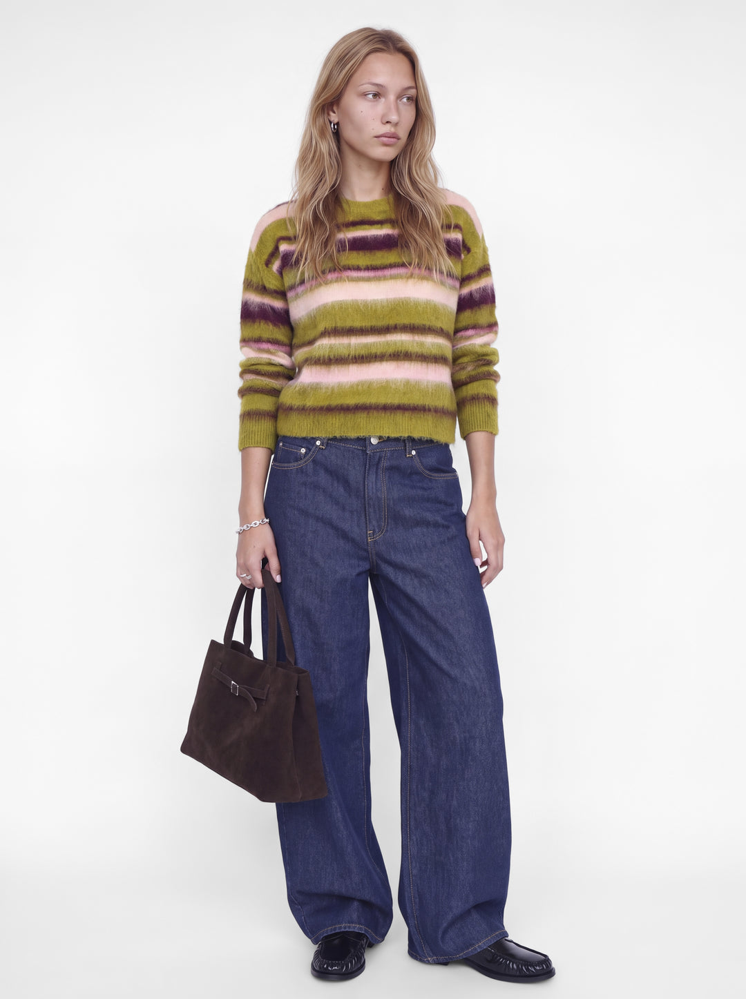 JXCALISTA CREW NECK KNIT, Green Moss 176027 Bild 6