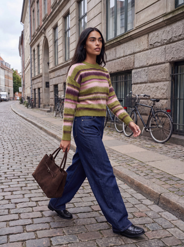 JXCALISTA CREW NECK KNIT, Green Moss 176027 Bild 9
