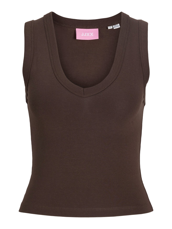 JXGIGI STR SL VNECK TOP JRS EXP, Demitasse 176191 Bild 1
