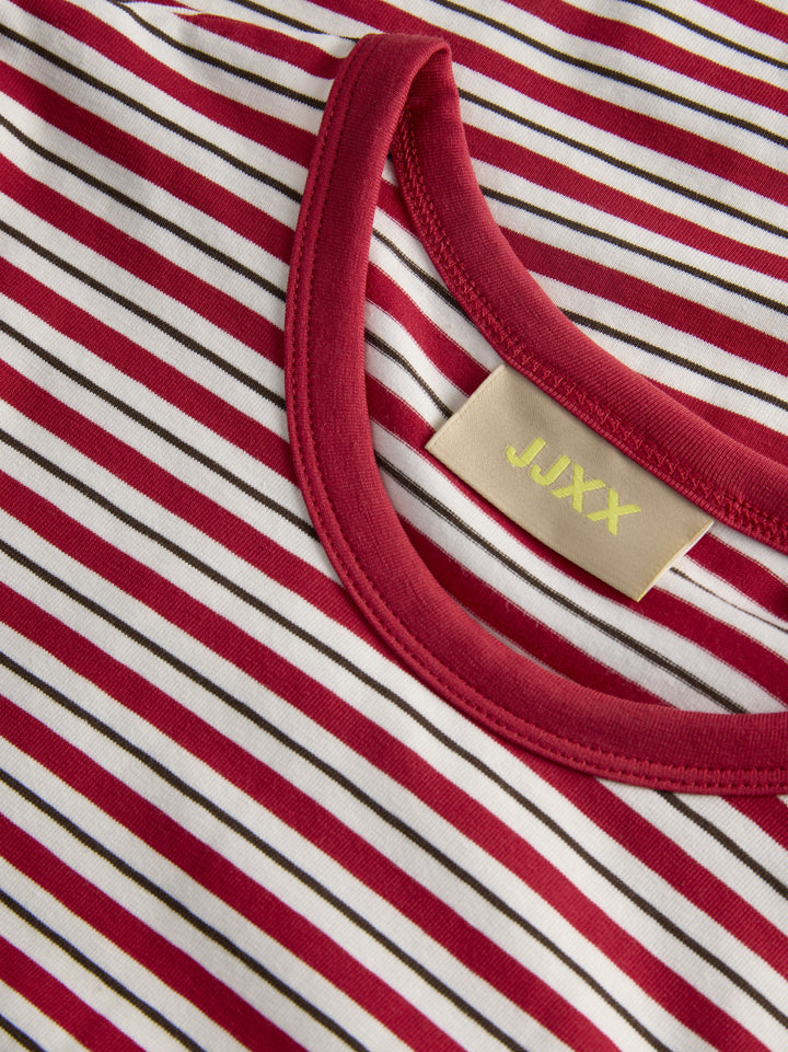 JXGIGI STR SS STRIPE TEE JRS EXP LN, Scarlet Sage/Vanilla Ice & Demitass 177240002 Bild 2