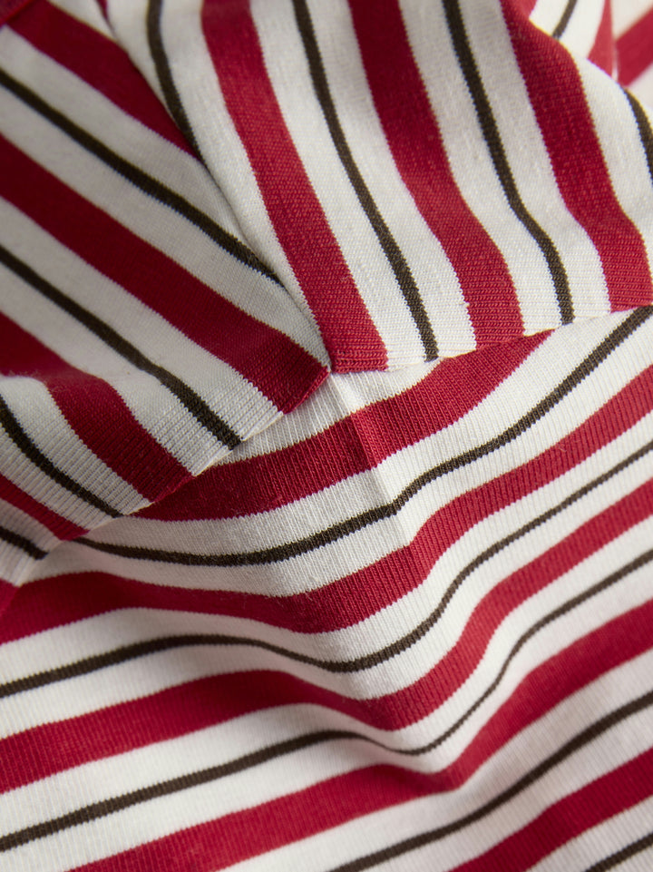 JXGIGI STR SS STRIPE TEE JRS EXP LN, Scarlet Sage/Vanilla Ice & Demitass 177240002 Bild 4