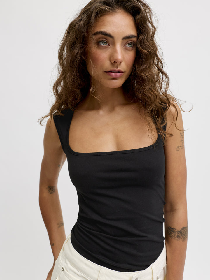 JXISABELLA GIGI STR SL TOP JRS NOOS, Black 178012 Bild 6