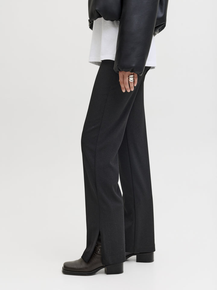 JXIVY NANCY FLARED GLITTER HW PANTS, Black/GLITTER 178012001 Bild 8