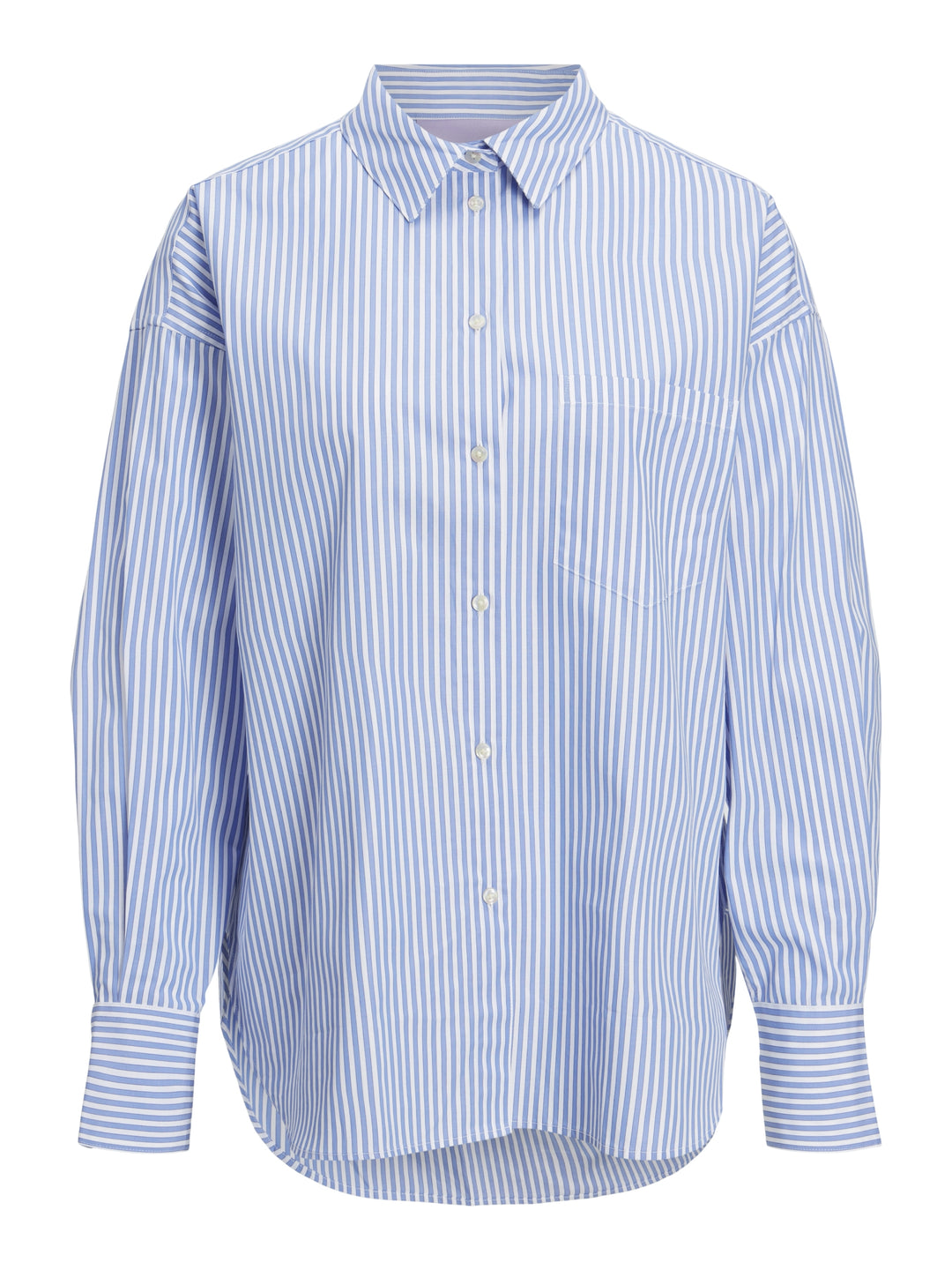 JXJAMIE LS RELAXED POPLIN SHIRT WVN, Navy Blazer/Stripes 175876017 Bild 1