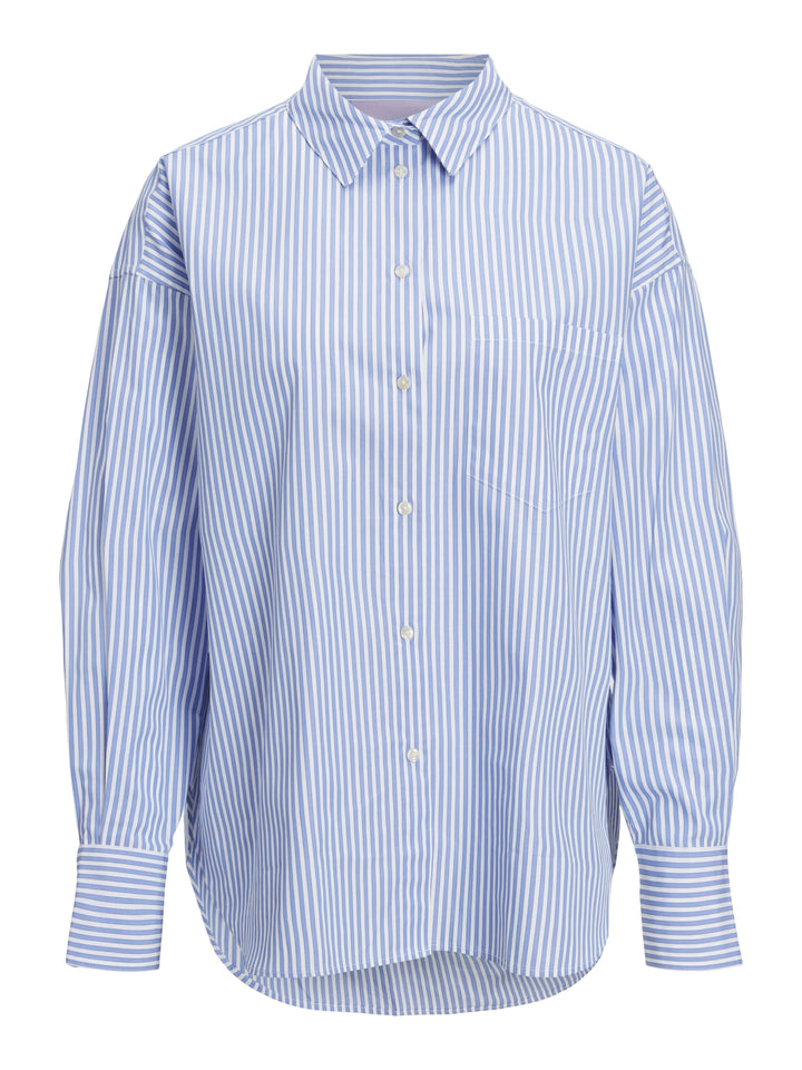 JXJAMIE LS RELAXED POPLIN SHIRT WVN, Navy Blazer/Stripes 175876017 Bild 1