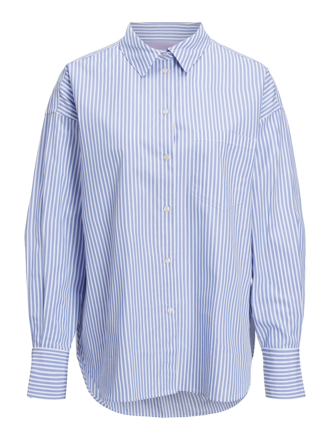 JXJAMIE LS RELAXED POPLIN SHIRT WVN, Navy Blazer/Stripes 175876017 Bild 1