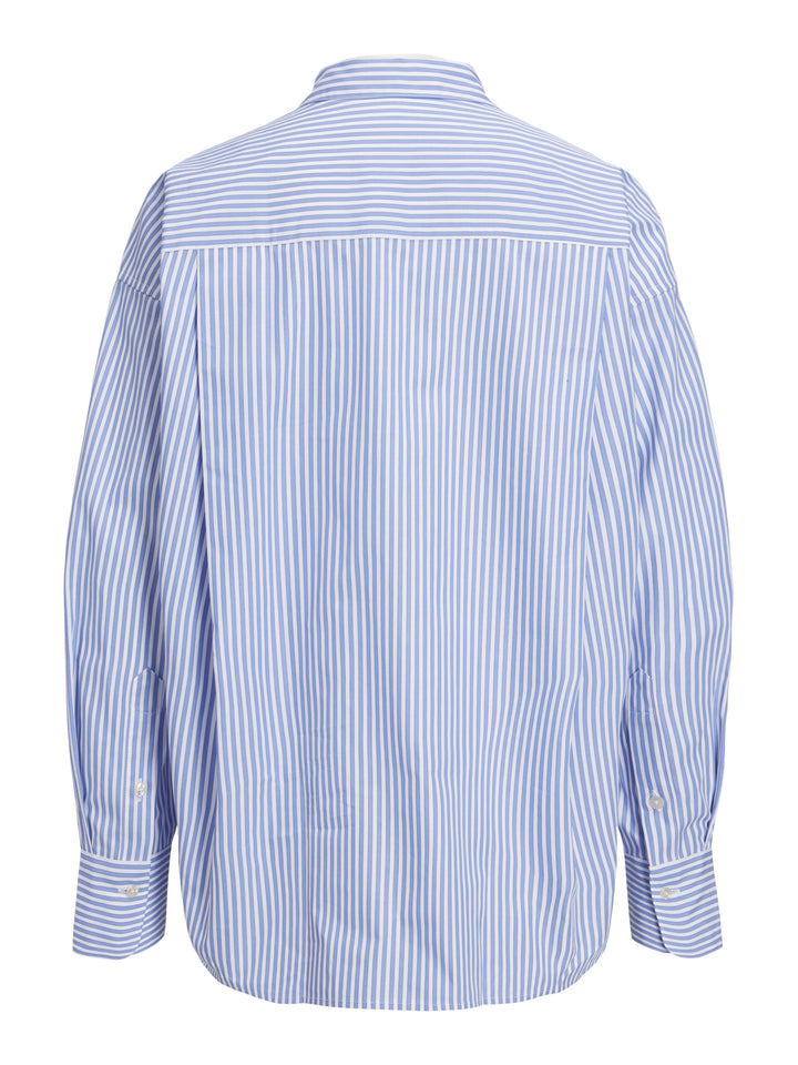 JXJAMIE LS RELAXED POPLIN SHIRT WVN, Navy Blazer/Stripes 175876017 Bild 6