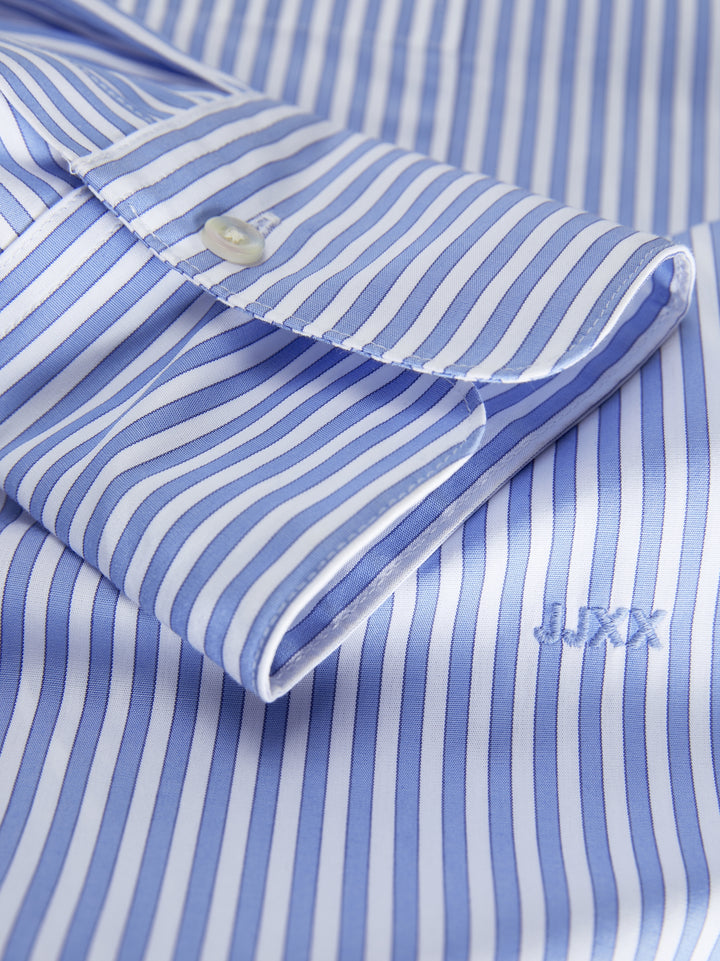 JXJAMIE LS RELAXED POPLIN SHIRT WVN, Navy Blazer/Stripes 175876017 Bild 7