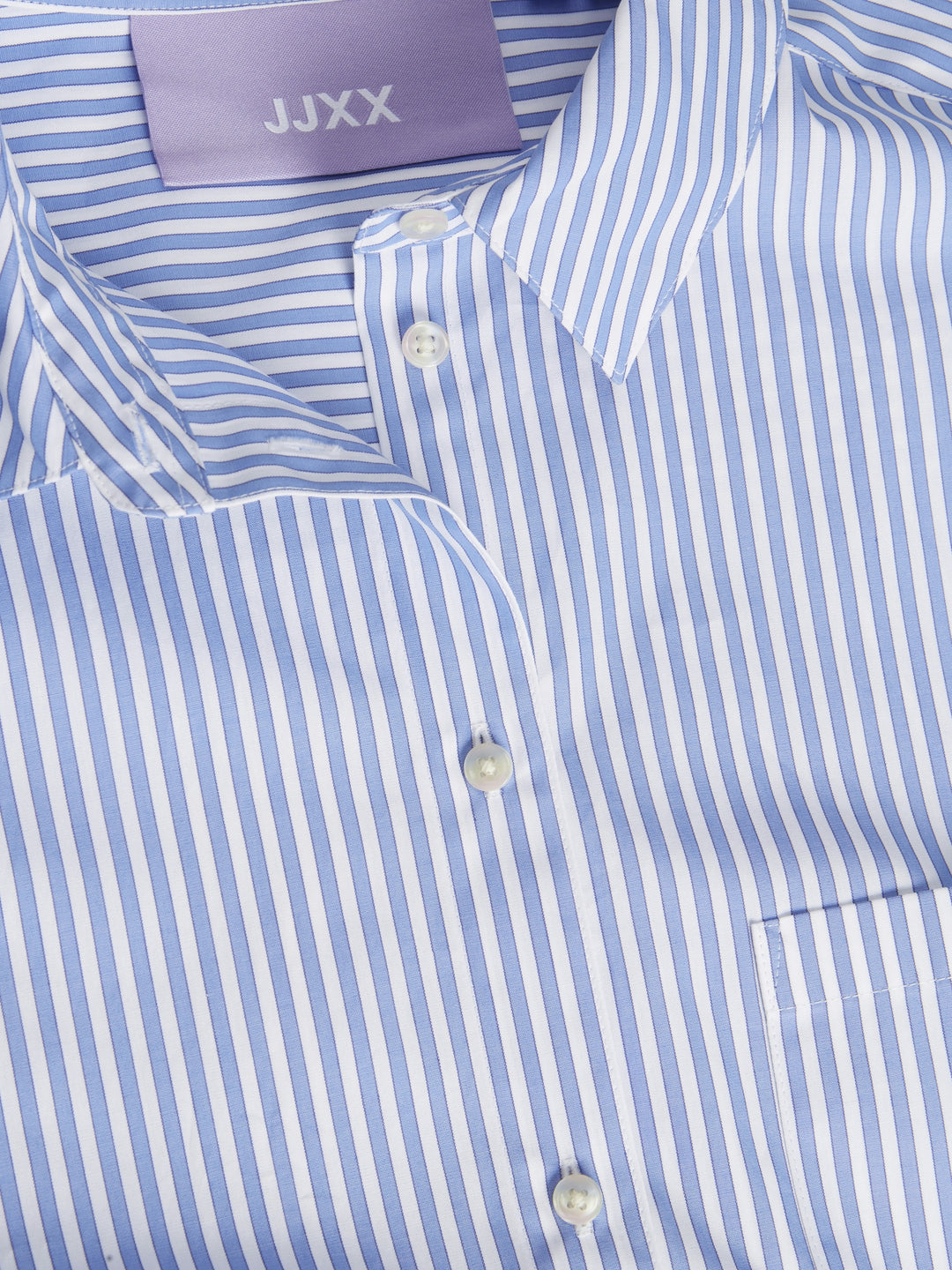 JXJAMIE LS RELAXED POPLIN SHIRT WVN, Navy Blazer/Stripes 175876017 Bild 8