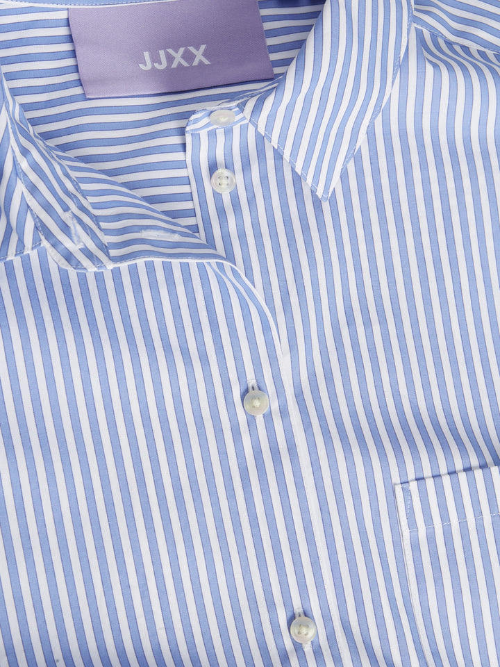 JXJAMIE LS RELAXED POPLIN SHIRT WVN, Navy Blazer/Stripes 175876017 Bild 8