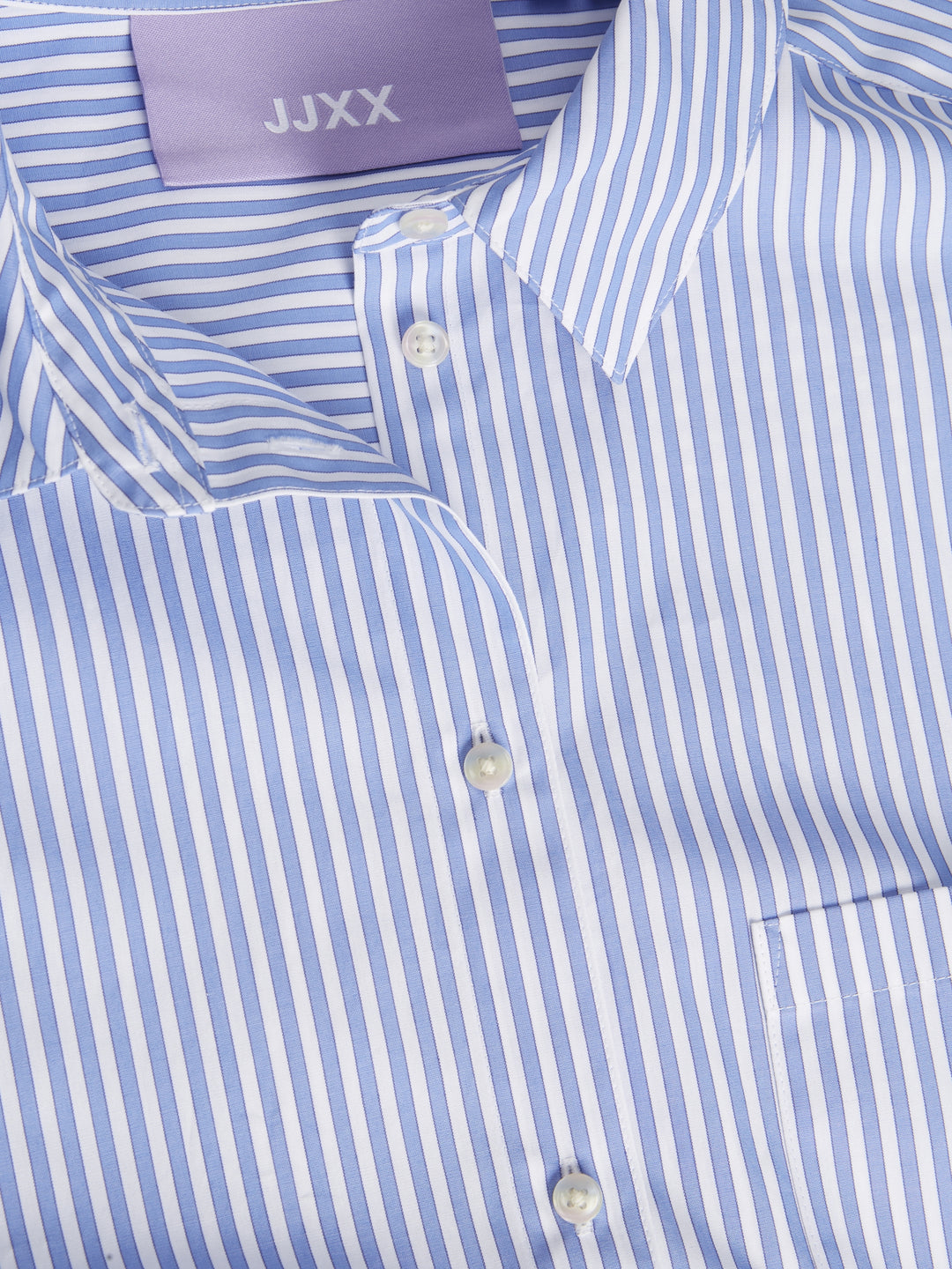 JXJAMIE LS RELAXED POPLIN SHIRT WVN, Navy Blazer/Stripes 175876017 Bild 8