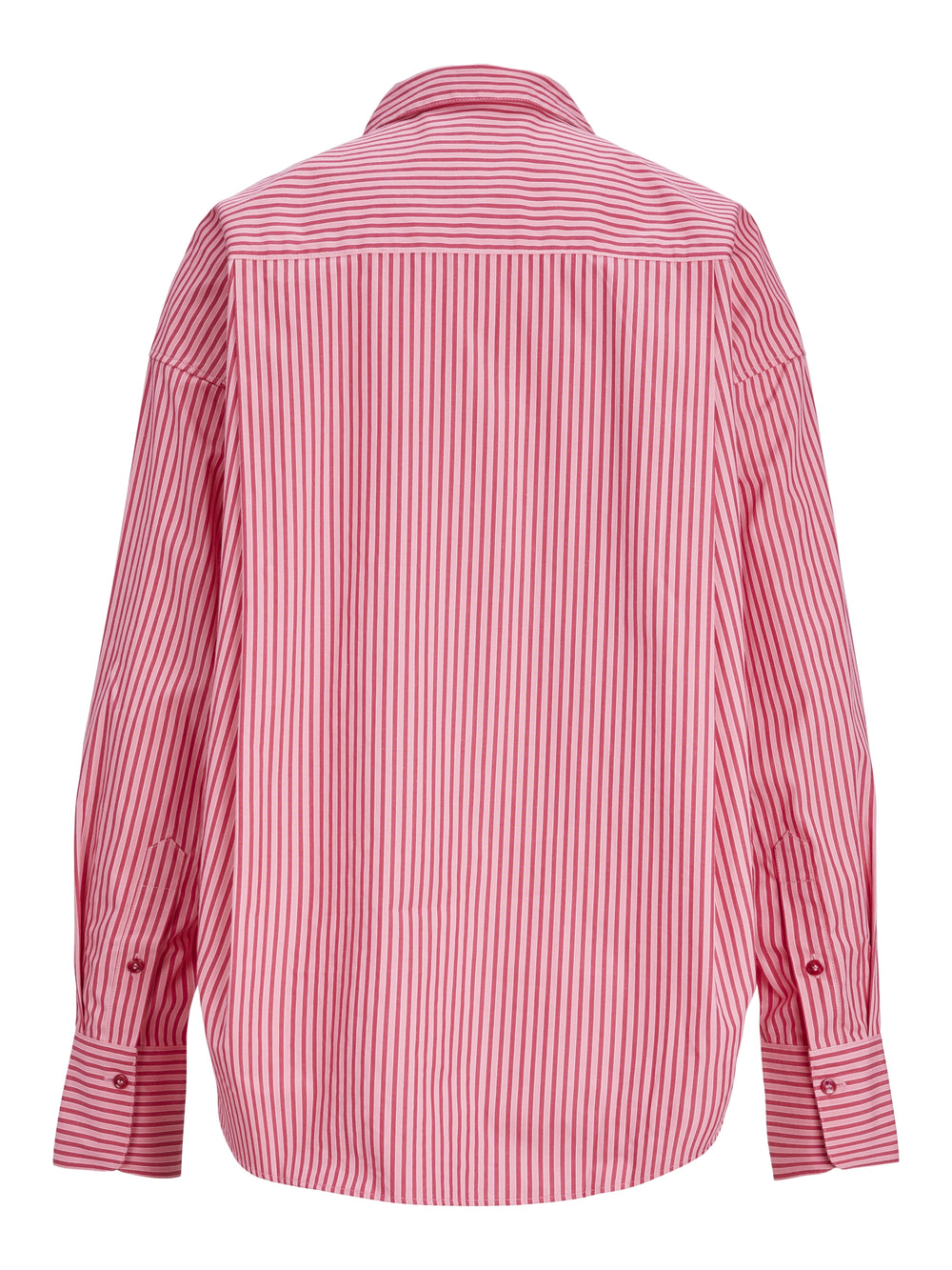 JXJAMIE LS RELAXED POPLIN SHIRT WVN, Cerise/STRIPE 177424008 Bild 2