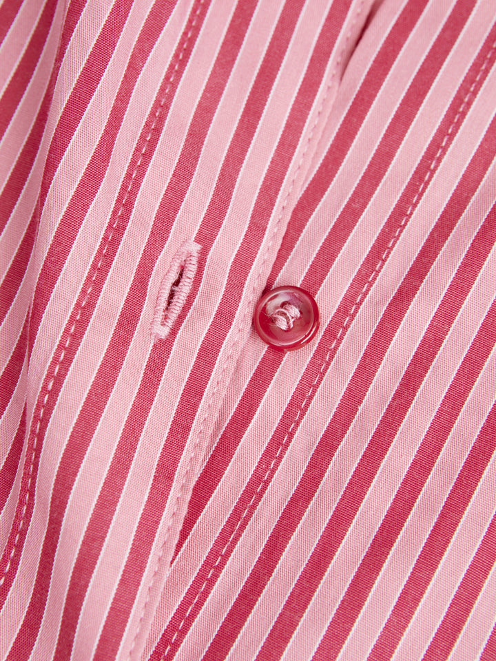 JXJAMIE LS RELAXED POPLIN SHIRT WVN, Cerise/STRIPE 177424008 Bild 2