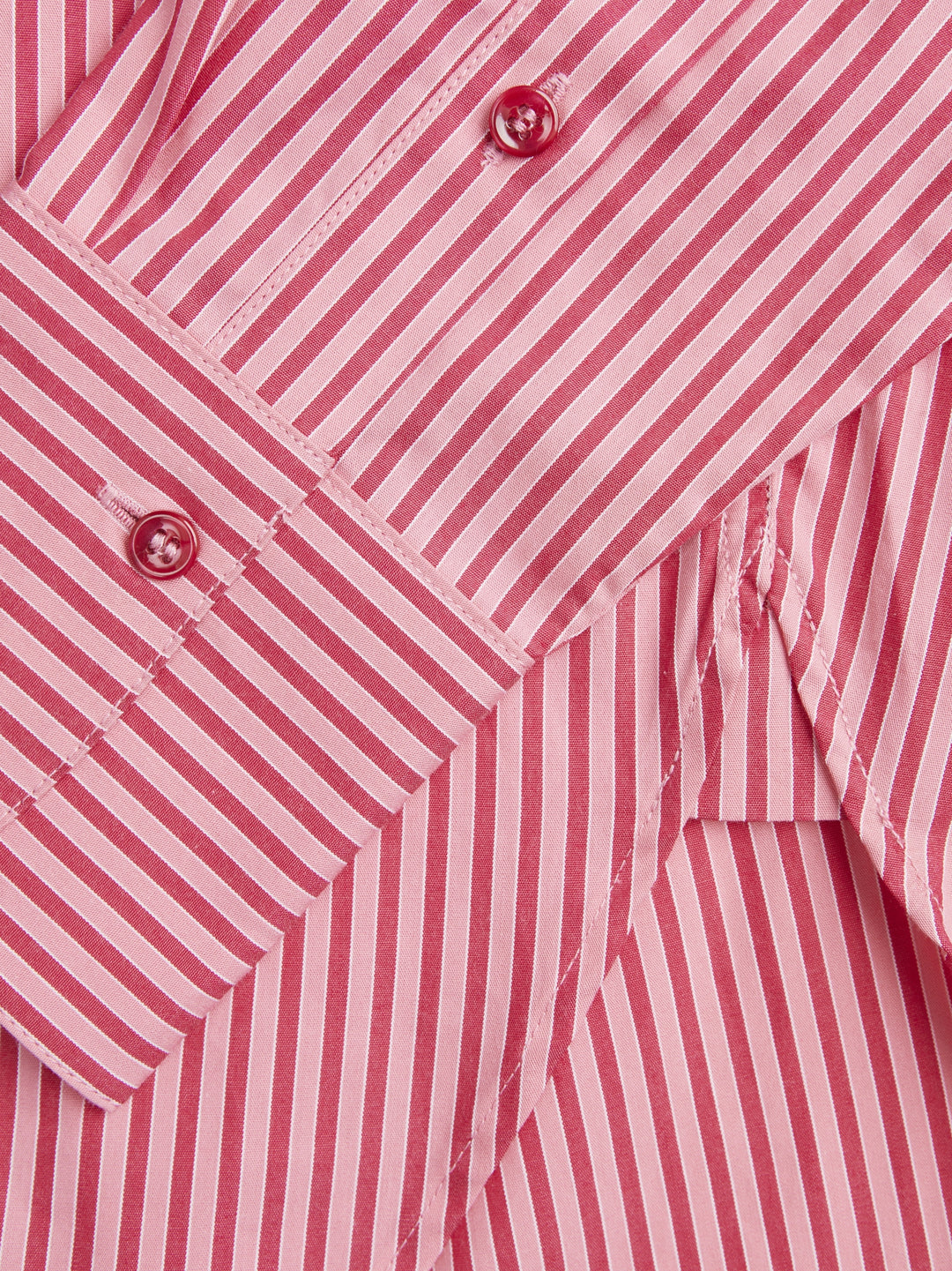 JXJAMIE LS RELAXED POPLIN SHIRT WVN, Cerise/STRIPE 177424008 Bild 3