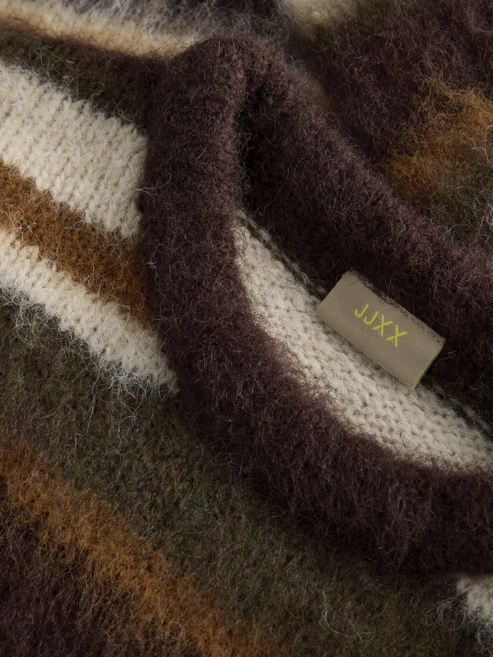JXJOE CREW NECK KNIT, Fudge//Multi stripes 176966001 Bild 2