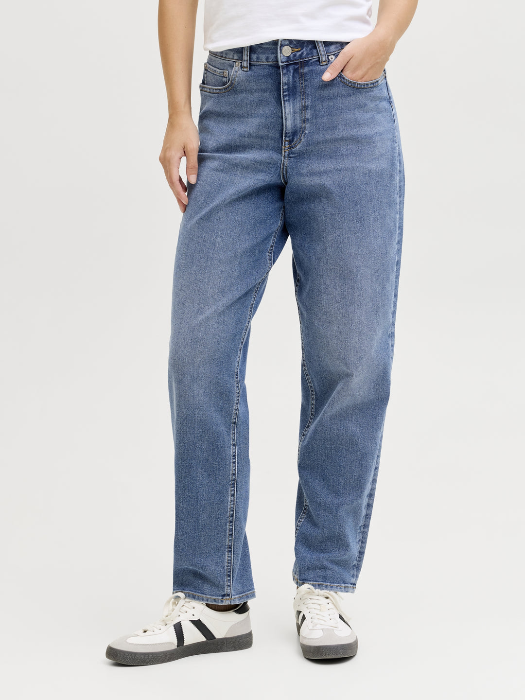 JXLISBON MOM HW C4115 JEANS DNM NOO, Medium Blue Denim 175865 Bild 5