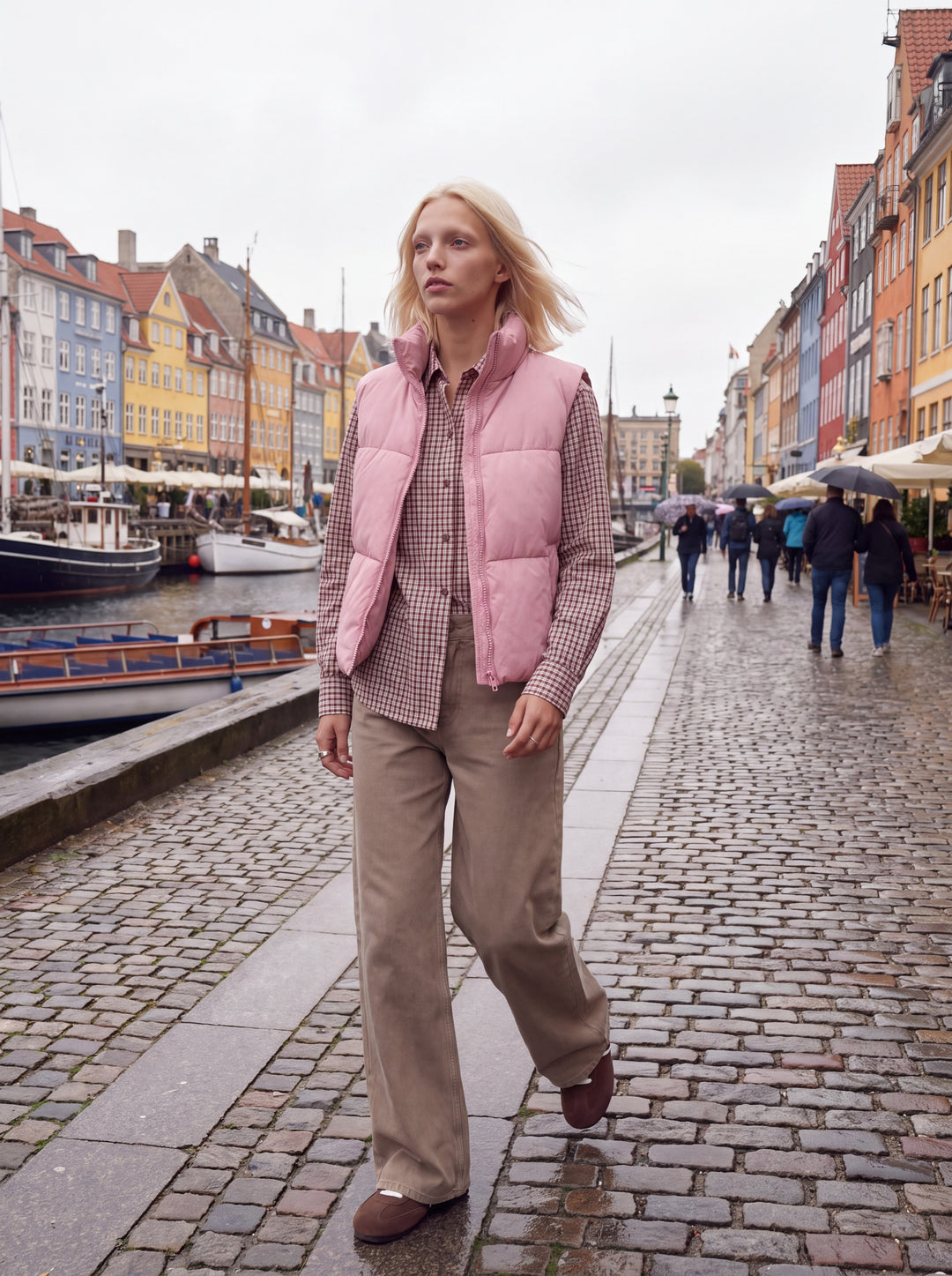 JXMAEVE PUFFER VEST OTW, Orchid Smoke 177315 Bild 6