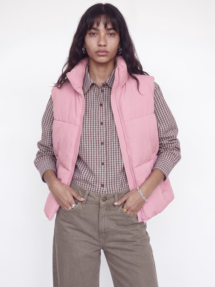 JXMAEVE PUFFER VEST OTW, Orchid Smoke 177315 Bild 8